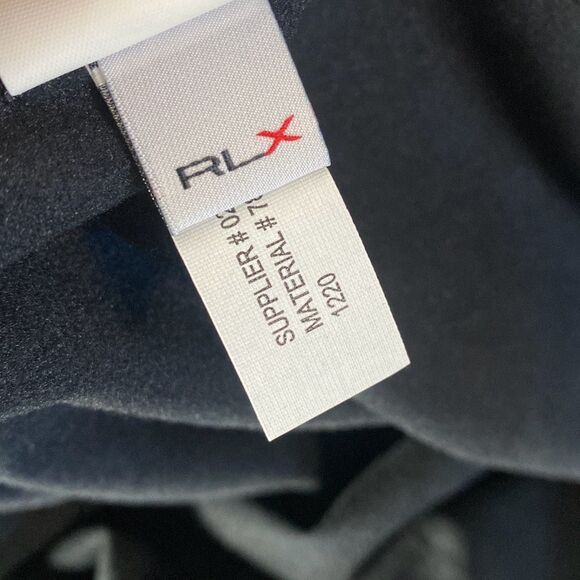 Ralph Lauren RLX Performance Quarter-Zip Pullover Black NWT Size M  D - Picture 12 of 12